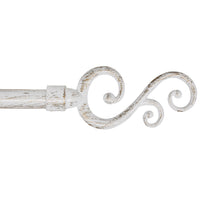 Bastone Tenda Ferro Estendibile 120-210 Asta Scorritenda modello Spirale Shabby Chic