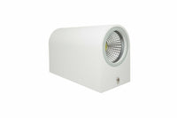 APPLIQUE LED 10W BIANCO LAMPADA DOPPIA LUCE CALDA PARETE UN DOWN FARETTO ESTERNO