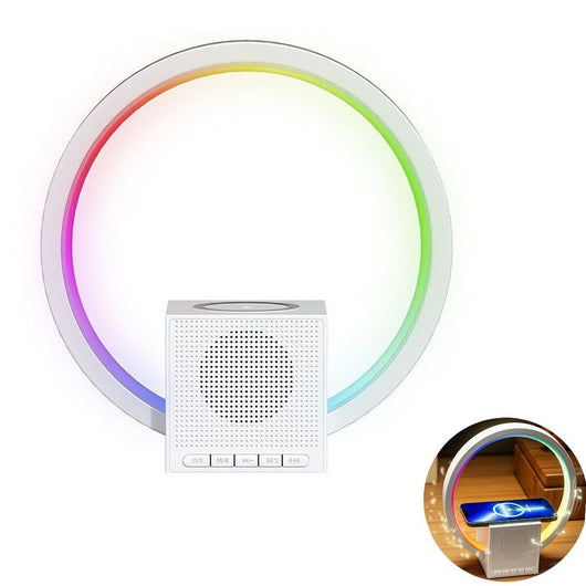 CASSA SPEAKER RICARICABILE LAMPADA LED RGB RICARICA WIRELESS BLUETOOTH RADIO 258