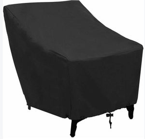 Copertura Protettiva Da Esterno 85X95X70Cm Per Sedia Singola Resistente all'Acqua e Raggi UV colore nero C2438101