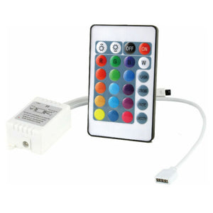 CENTRALINA RGB CONTROLLER IR INFRAROSSI KIT TELECOMANDO STRISCE A LED TE-B0267