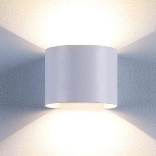 APPLIQUE LED COB LAMPADA PARETE 20W OVALE BIANCO NATURALE INTERNO ESTERNO 19