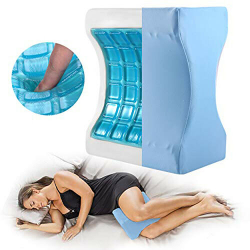 CUSCINO MEMORY FOAM GEL DIVISORIO GAMBE POSTURALE SCIATICA GRAVIDANZA GINOCCHIA