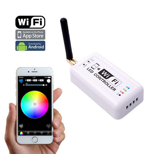 CONTROLLER MODULO RGB WIFI PER STRISCE LED DA SMARTPHONE TABLET ANDROID IOS