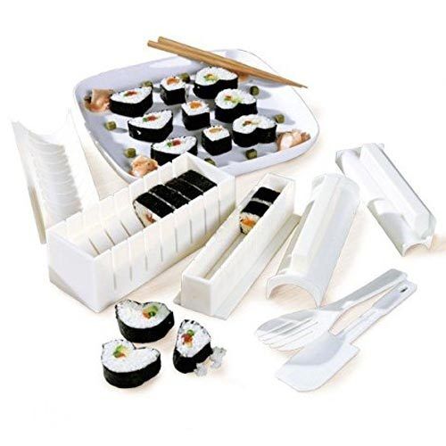 KIT SET 10 STAMPI TAGLIARE CREARE SUSHI INVOLTINI ARROTOLARE VARIE FORME PARTY