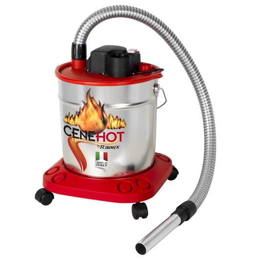 Bidone aspiracenere cenehot 18 litri 950 watt per camino stufa legna pellet