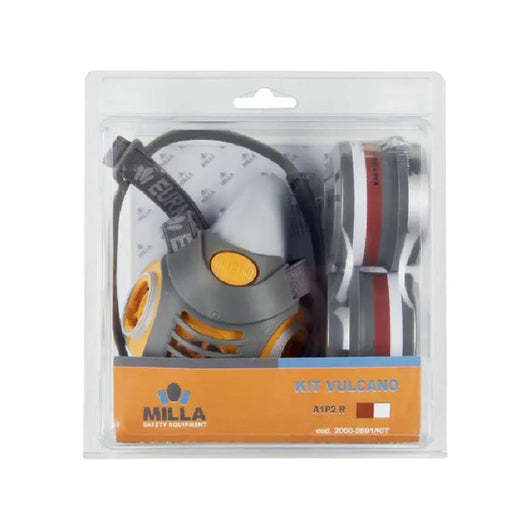 cf maschera respiratoria bifiltro 'vulcano' in kit con coppia filtri abek1p3 1065994nlm