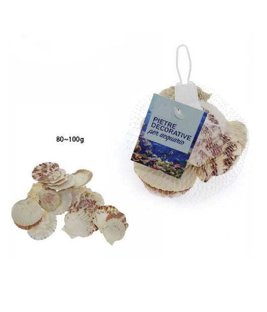 Sacchetto Da 80-100gr Conchiglie Di Mare Decorazione Ornamento Per Acquario 70284         