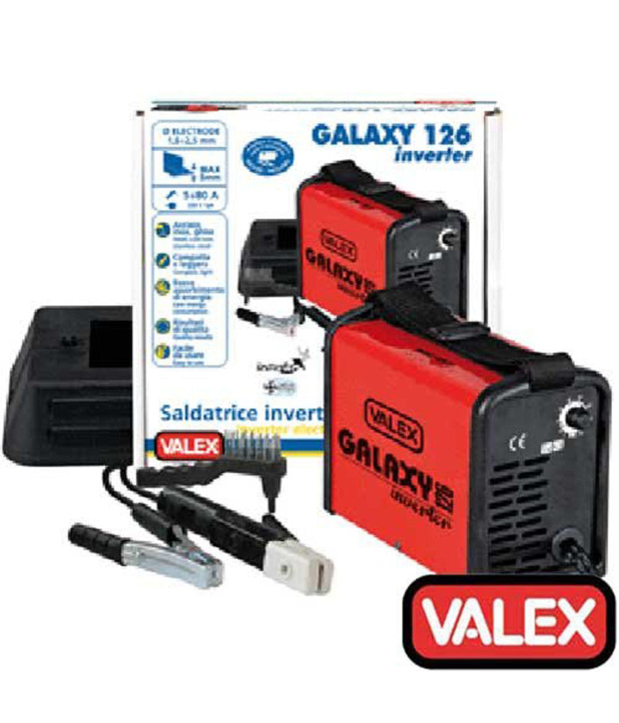 Saldatrice Inverter Ventilata A Corrente Continua Valex Galaxy 126         