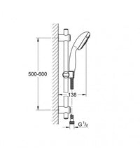 Colonna doccia ideal standard serie idealjet, cromata cod 79937