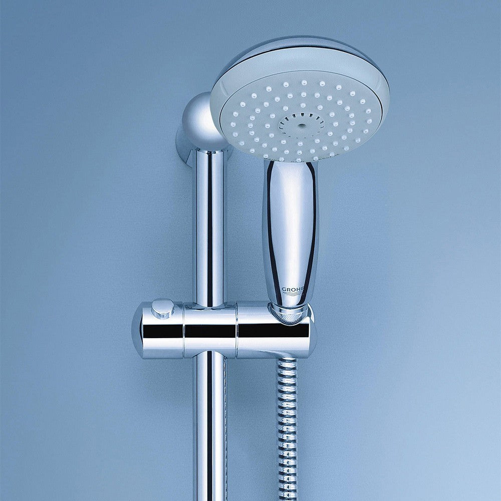 Set Doccia New Tempesta 100 Grohe a 3 getti con Mensola Porta Oggetti