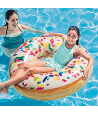 Salvagente Donut Con Zuccherini Colorati Ciambella Gonfiabile 99x25cm Mare 56263         