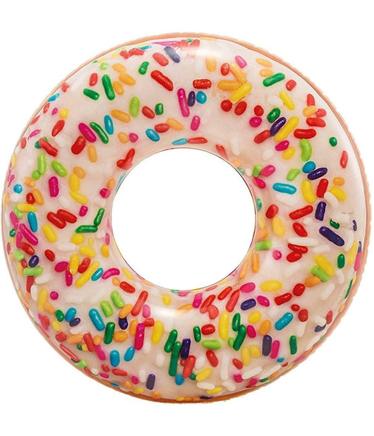 Salvagente Donut Con Zuccherini Colorati Ciambella Gonfiabile 99x25cm Mare 56263         