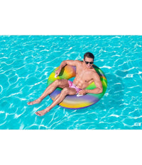 Salvagente Fashion Rainbow Stampa Multicolore 119 Cm Con Maniglie Piscina 36352         