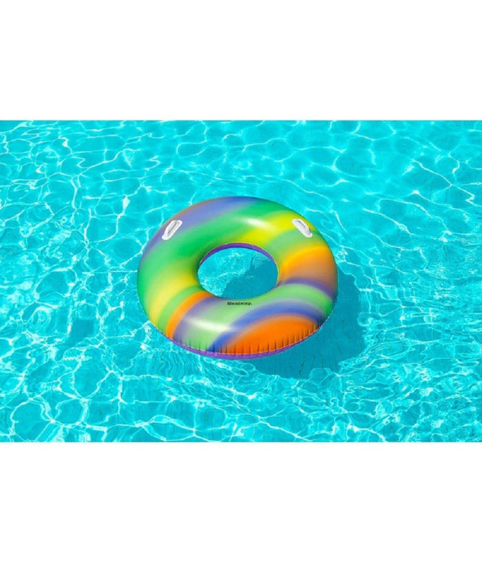 Salvagente Fashion Rainbow Stampa Multicolore 119 Cm Con Maniglie Piscina 36352         