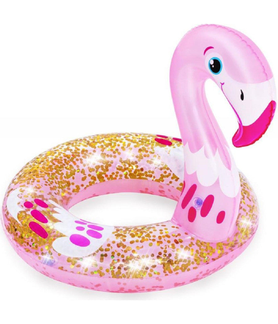 Salvagente Gonfiabile 61cm Per Bambini Shimmer N'float Ciambella Assortiti 36306         