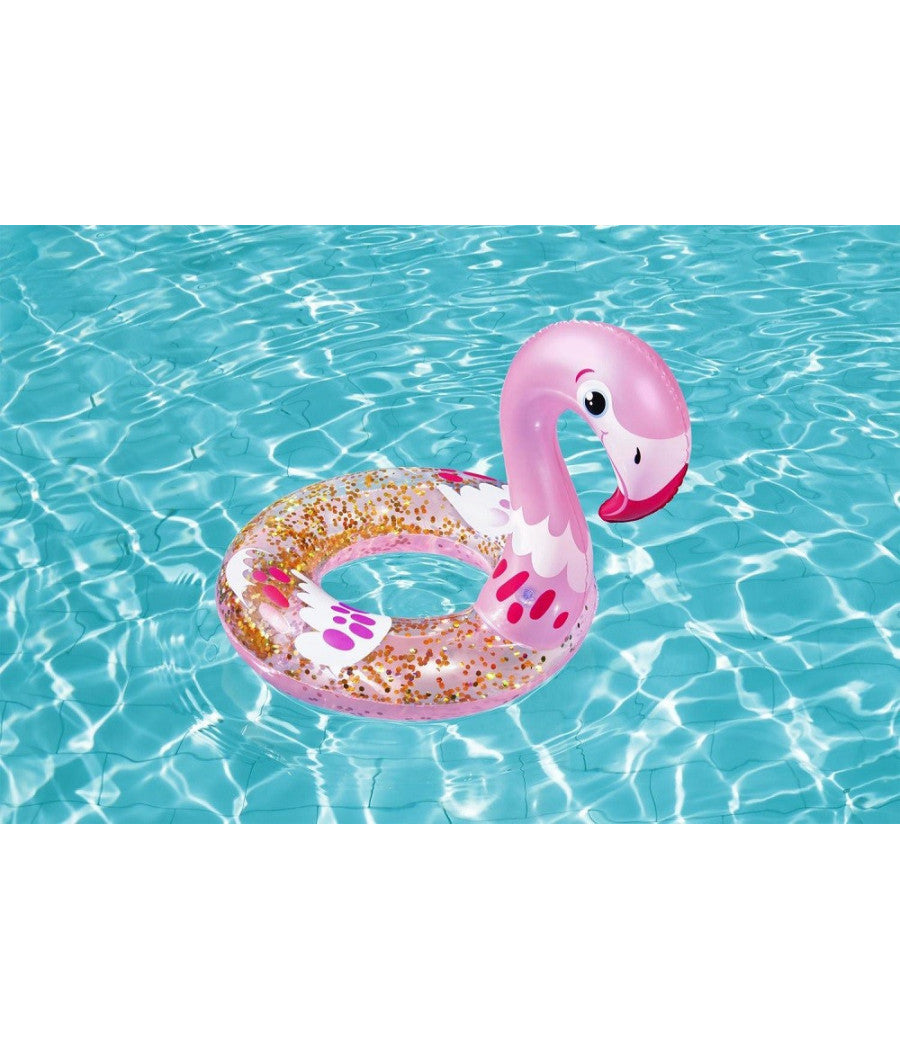 Salvagente Gonfiabile 61cm Per Bambini Shimmer N'float Ciambella Assortiti 36306         