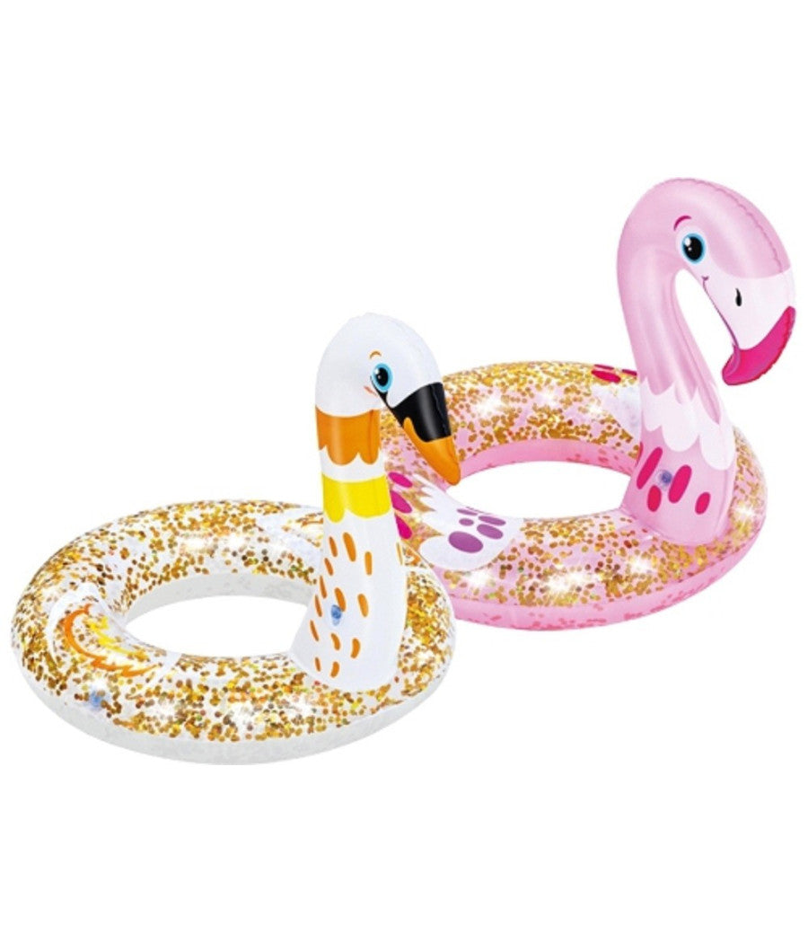 Salvagente Gonfiabile 61cm Per Bambini Shimmer N'float Ciambella Assortiti 36306         