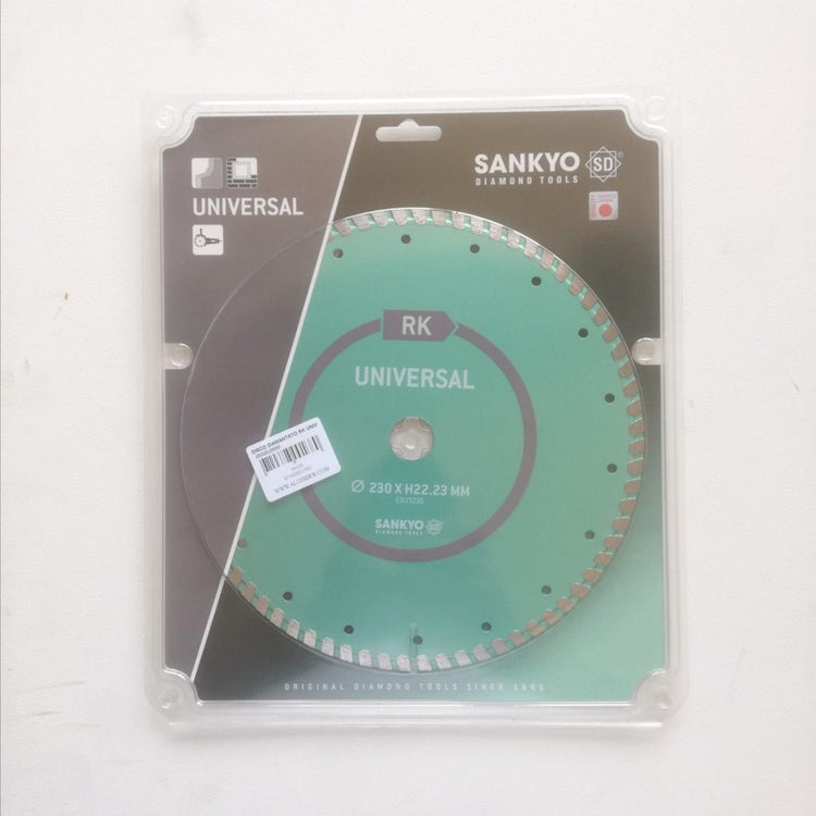 Sankyo disco diamantato rk universale da 230mm per edilizia