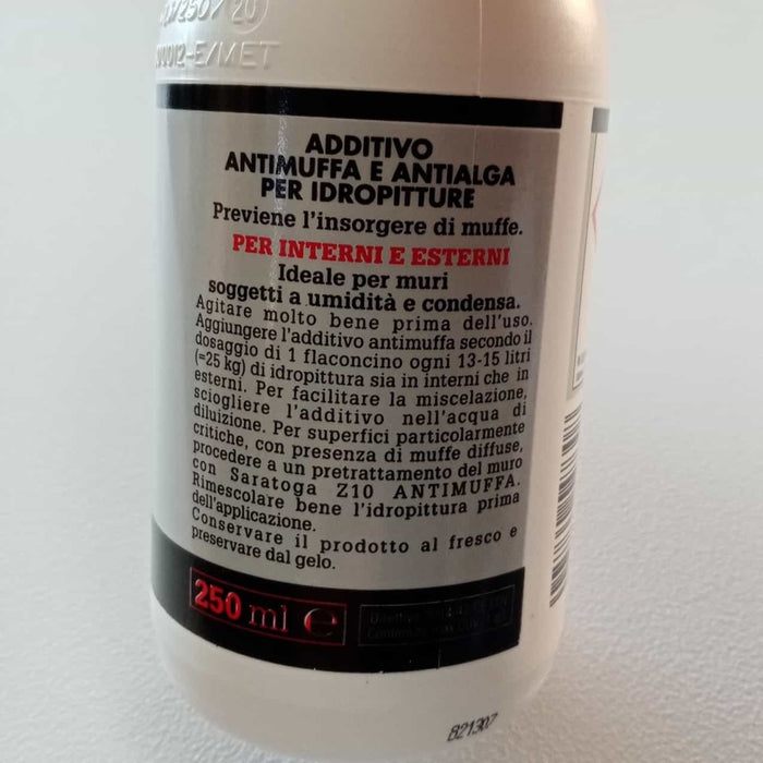 Saratoga 250ml additivo antimuffa antialga per idropittura interni ed esterni