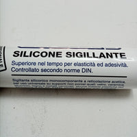 Saratoga 280gr silicone sigillante nero altamente elastico speciale per carrozzeria