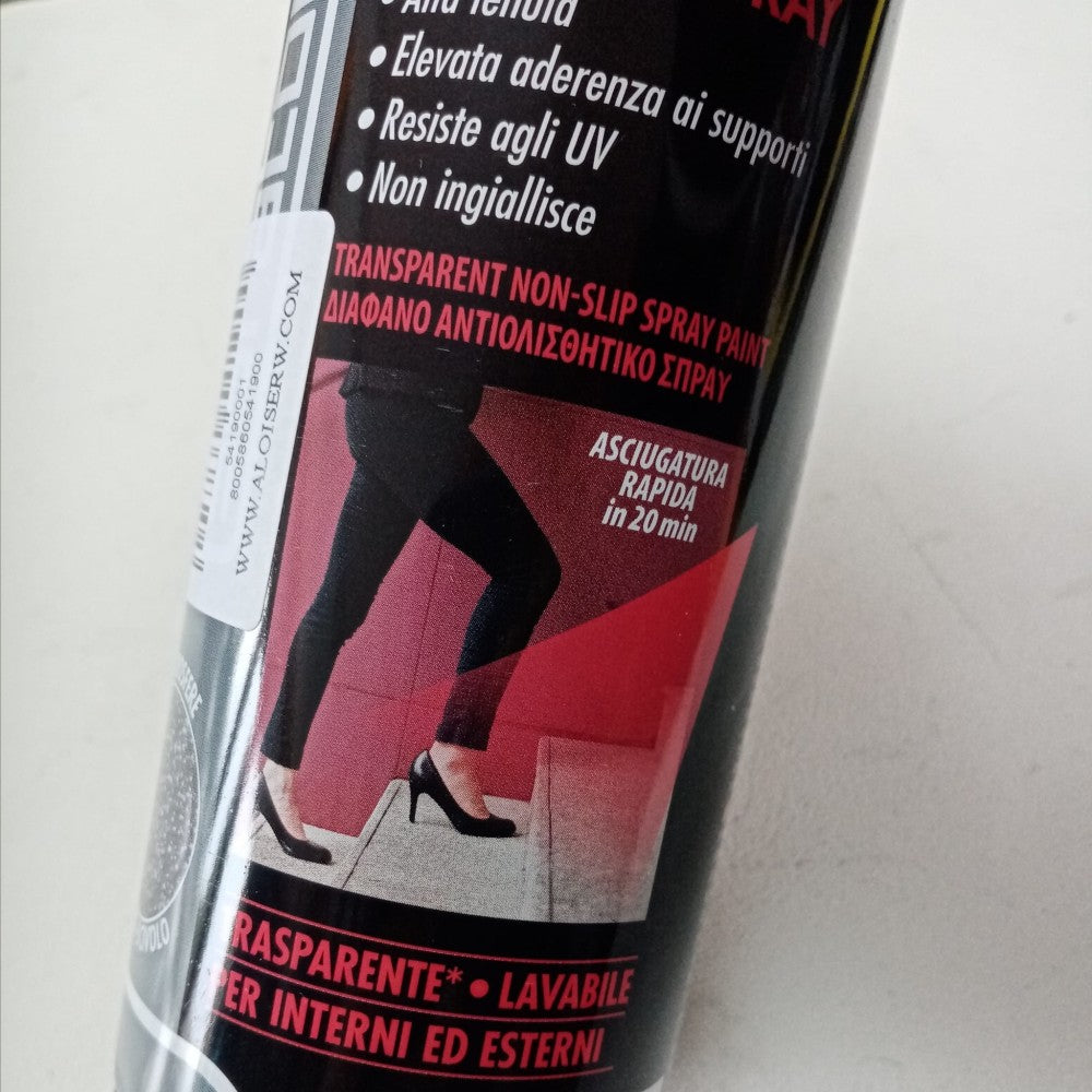 Saratoga 400ml vernice spray anti-scivolo lavabile per pavimenti esterni ed interni