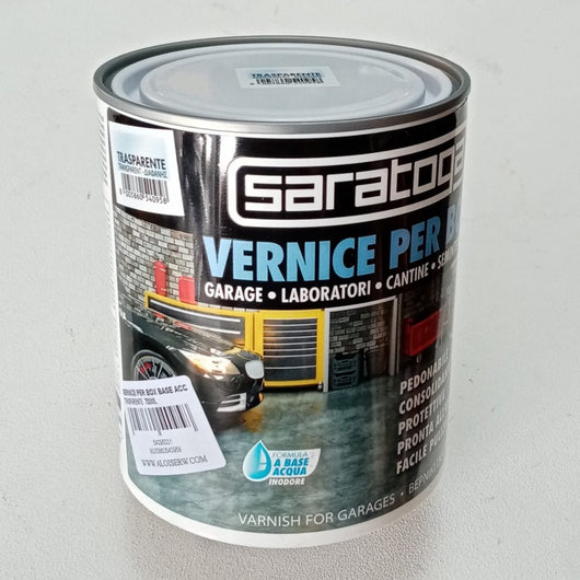 Saratoga 750ml vernice grigia per pavimenti di box garage laboratori cantine seminterrati