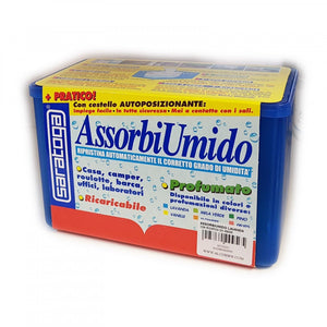 Assorbiumido in vaschetta con 1 ricarica da 450gr fragranza lavanda