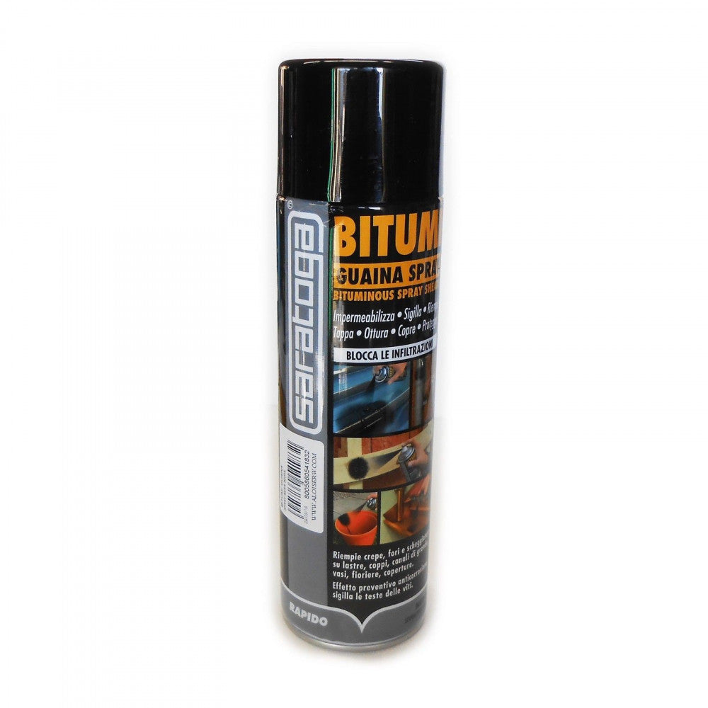 Saratoga bitumi' 500ml guaina nera impermeabilizzante sigillante spray