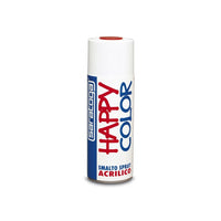 Saratoga bomboletta vernice happy color spray 400ml per legno ferro muro carta, colori disponibili  verde muschio lucido