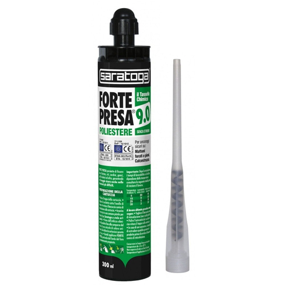 Saratoga forte presa 300ml tassello ancorante chimico poliestere