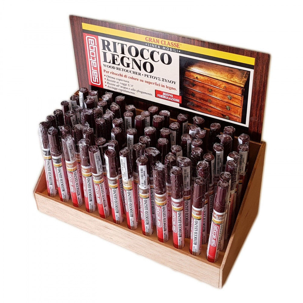 Saratoga gran classe 10ml pennarello paint ritocco legno, colori frassino