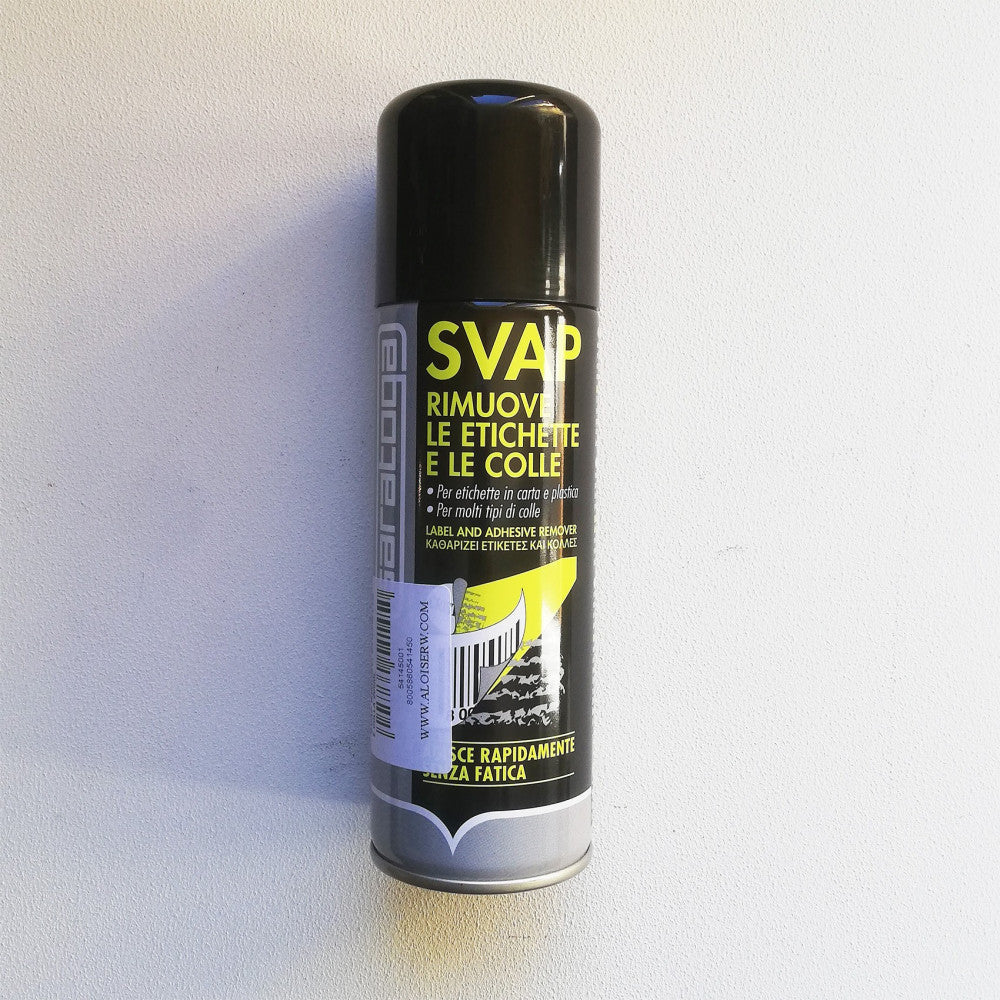 Saratoga svap spray 200ml rimuovi etichette e colle