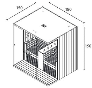 Sauna infrarossi Aron 180