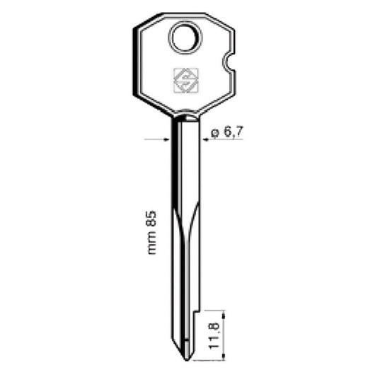 5pz chiavi a croce xbw1p cod:ferx.320220nlm