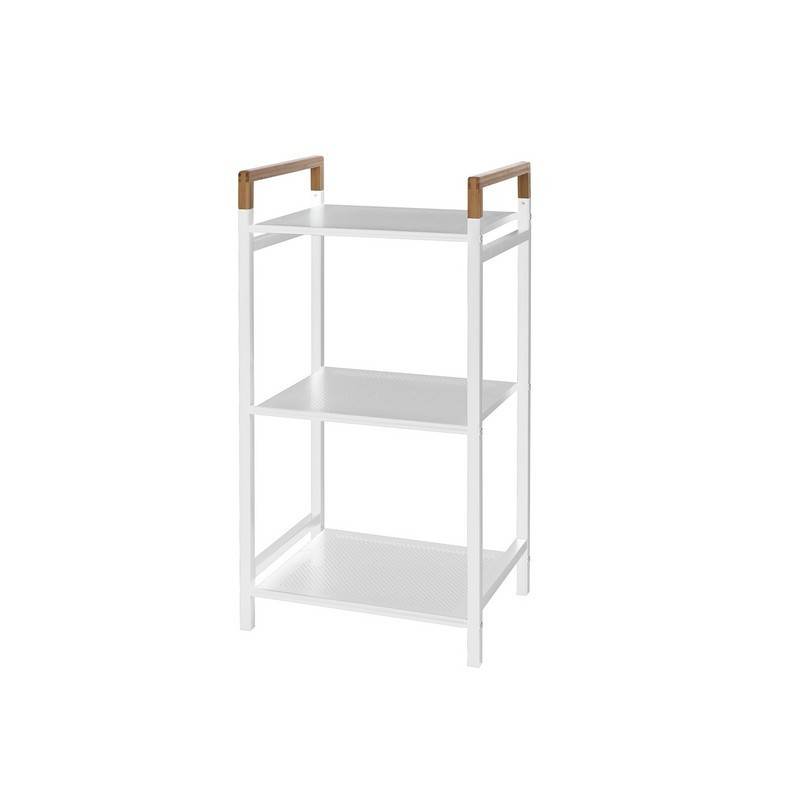 Scaffale bagno serie Haiti bianco cod 84054