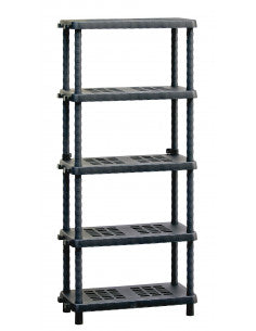 Scaffale con 5 ripiani regolabili - Larghezza 82,5 cm - Modello Tidy 805