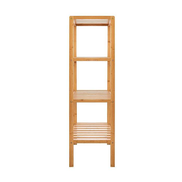 Scaffale da bagno in bamboo 4 ripiani Tahiti