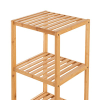 Scaffale da bagno in bamboo 4 ripiani Tahiti