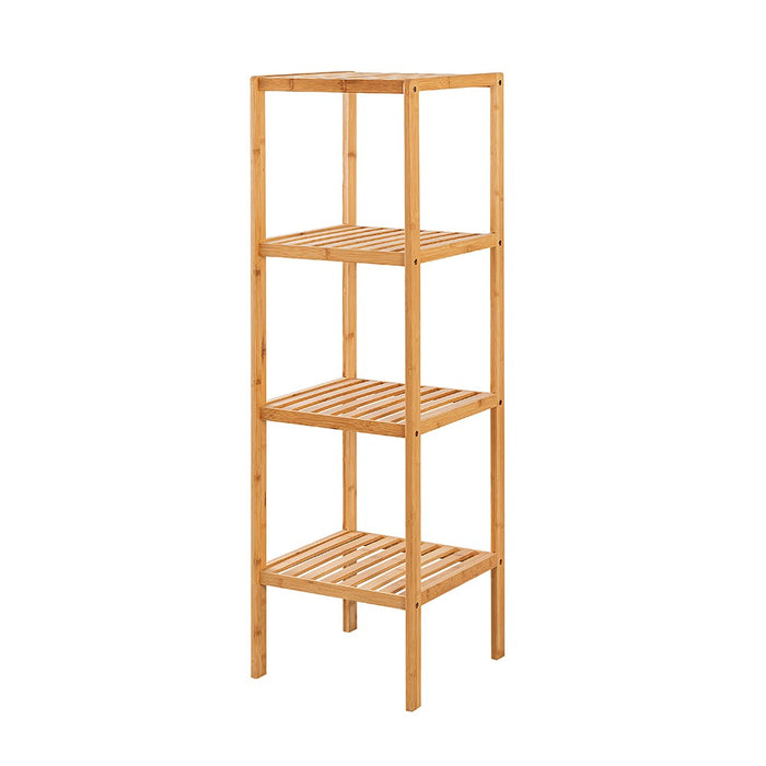 Scaffale da bagno in bamboo 4 ripiani Tahiti