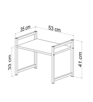 Scaffale multiuso da cucina 53x35x41 Malta rovere sonoma