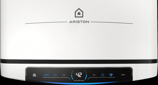 Scaldabagno Elettrico Ariston Velis Pro Dry Wi-Fi 50 Litri Doppio Serbatoio Wi-Fi Integrato Cod. 3100908 - Ariston