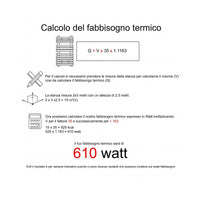 Scaldasalviette cromato 1500x450 interasse 400mm