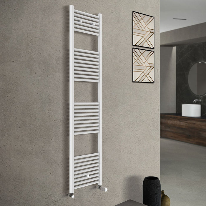 Termoarredo verticale bianco L 45x180 interasse 40 cm