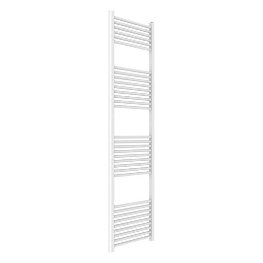 Termoarredo bagno scaldasalviette bianco L 50x180 interasse 45 cm