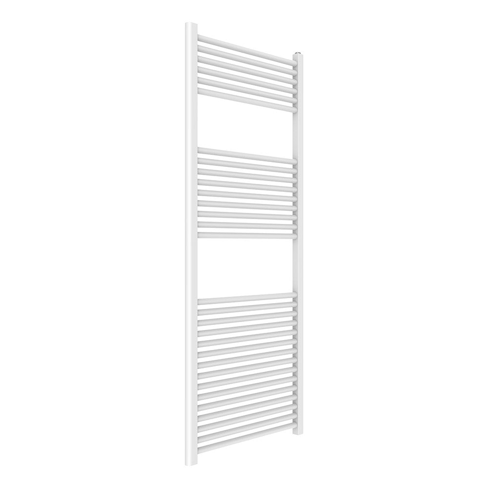 Termoarredo bagno scaldasalviette bianco L 60x150 interasse 55 cm