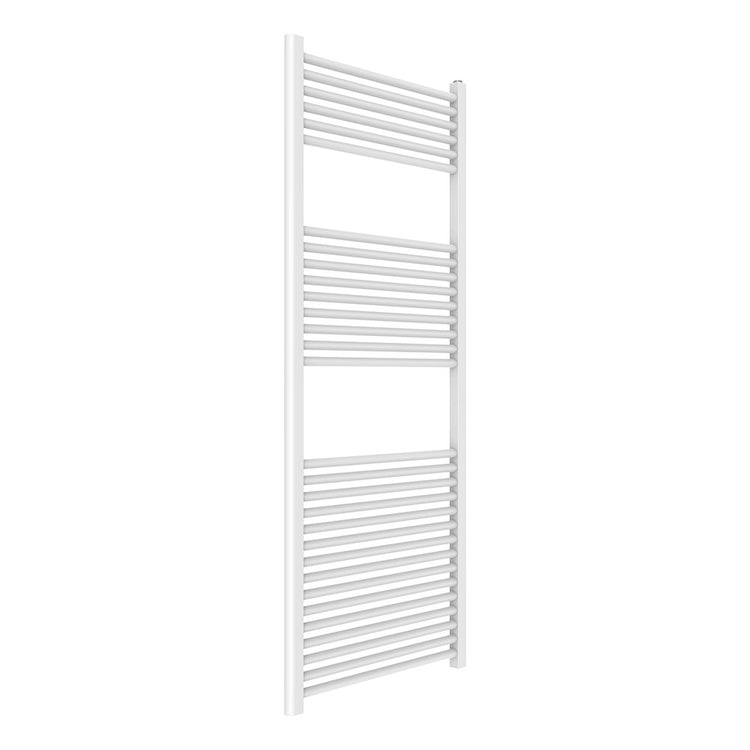 Termoarredo bagno scaldasalviette bianco L 60x150 interasse 55 cm