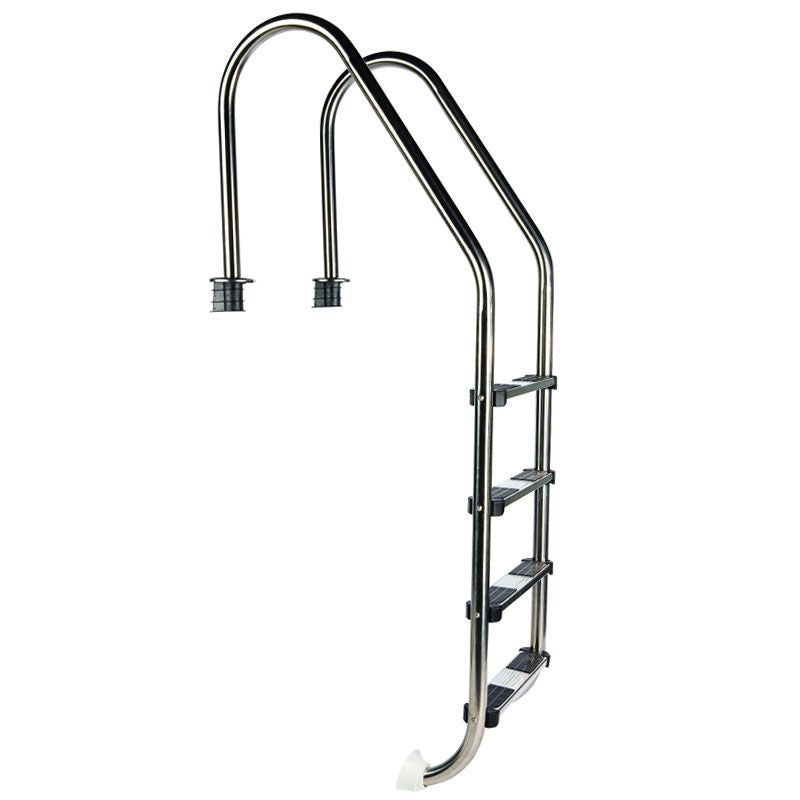 Scaletta Standard In Acciaio Inox 316 - 4 Gradini, Per Piscine Con Altezza Minima 1,30 M