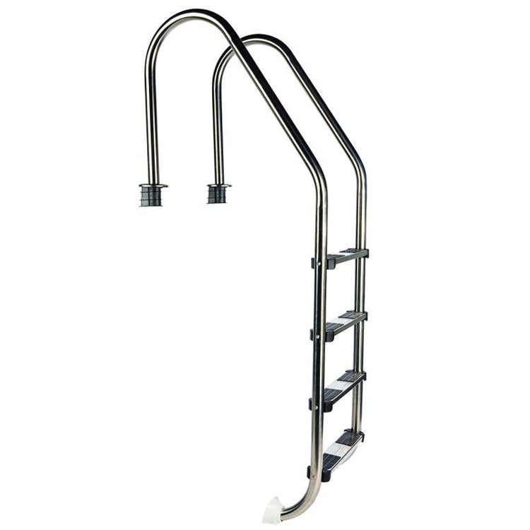 Scaletta Standard In Acciaio Inox Aisi 304l - 4 Gradini, Per Piscine Con Altezza Minima 1,30 M