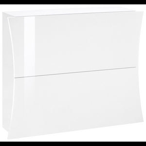 Scarpiera Arco 2 Ante 101X81X26 Colore Bianco Lucido